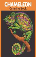 Chameleon Coloring Book: Animals on Beautiful 50 Pages for Stress Relieving Unique Design For Kids