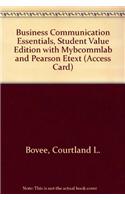 Business Communication Essentials, Student Value Edition with Mybcommlab and Pearson Etext (Access Card)