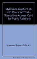 MyLab Communication with Pearson eText -- Standalone Access Card -- for Public Relations