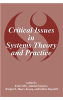 Critical Issues in Systems Theory and Practice