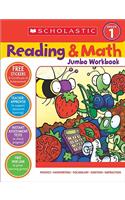 Reading & Math Jumbo Workbook: Grade 1: (English)