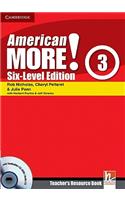 American More! Six-Level Edition Level 3 Teacher's Resource Book with Testbuilder CD-Rom/Audio CD