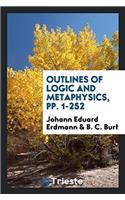 Outlines of Logic and Metaphysics, Pp. 1-252