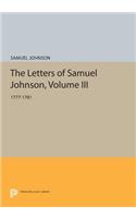 The Letters of Samuel Johnson, Volume III: 1777-1781(Princeton Legacy Library)