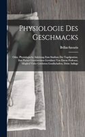 Physiologie Des Geschmacks