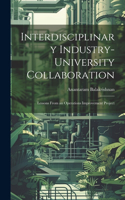 Interdisciplinary Industry-university Collaboration