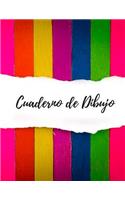 Cuaderno de Dibujo: BONITO CUADERNO PARA DIBUJAR, 22cm X 28cm. 100 PAGINAS EN BLANCO, GRAN TAMAÑO. REGALO CREATIVO Y ORIGINAL