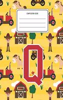 Composition Book Q
