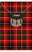 Ennis Clan Tartan Journal/Notebook