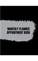 Monthly Planner Appointment Book