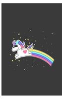 Space Unicorn: Beautiful Unicorn Perfect Gift Lined Notebook/Journal (6x9)
