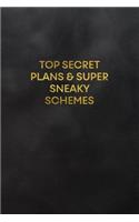 Top Secret Plans & Super Sneaky Schemes