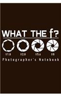 Photographer's Notebook - What The F?