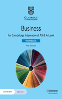 Cambridge International as & a Level Business Workbook with Digital Access (2 Years)