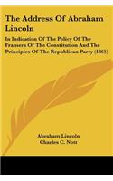 Address Of Abraham Lincoln