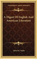 A Digest of English and American Literature