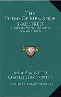 Poems of Mrs. Anne Bradstreet