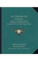 In Defense Of Ossian