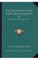 Salesmanship And Sales Management V7