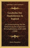 Geschichte Der Handelskrisen In England