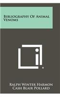 Bibliography of Animal Venoms