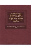Preliminary Report on a Part of the Pryites [!] Deposits of Georgia