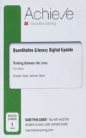 Achieve for Quantitative Literacy, Digital Update (1-Term Access)