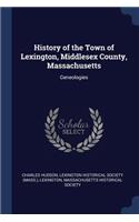 History of the Town of Lexington, Middlesex County, Massachusetts