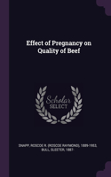 Effect of Pregnancy on Quality of Beef