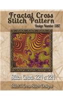 Fractal Cross Stitch Pattern: Design No. 5187