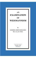 Examination Of Weismannism