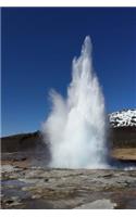 Geyser in Iceland Journal: 150 Page Lined Notebook/Diary(English)