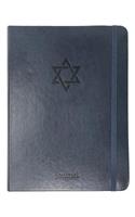 THE STAR OF DAVID ESSENTIAL JOURNAL (NAVY LEATHERLUXE?)