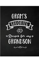 Gram's Favorite, Recipes for My Grandson