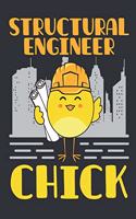 Structural Engineer Chick: Structural Engineer 2020 Weekly Planner (Jan 2020 to Dec 2020), Paperback 8.5 x 11, Calendar Schedule Organizer