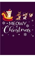 Meowy Christmas: Funny Cats Lined Notebook. Perfect Gift for Pet Owners and Lovers of Kittens.