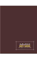 Dot Grid Notebook - AmyTmy Notebook - Personal Diary - Bullet Journal - 200 pages - 7.44 x 9.69 inch - Matte Cover