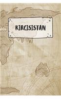 Kirgisistan: Liniertes Reisetagebuch Notizbuch oder Reise Notizheft liniert - Reisen Journal für Männer und Frauen mit Linien