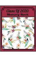 Class Of 2020 Memory Book