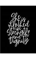 She is Clothed in Strength and Dignity