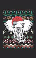 Ugly Christmas - Elephant: Blank Lined Notebook / Journal (6 X 9) - Christmas Gift for Kids, Teens, Mom And Dad