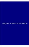Grate Expectations Notebook: Lined Journal, 120 Pages, 6 x 9, Work Secret Santa Gift, Navy Blue Matte Finish (Grate Expectations Journal)