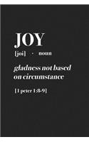 Joy - Gladness Not Based on Circumstance