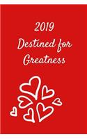 2019 Destined for Greatness: Christian Themed with Monthly Prayer Plan, Spiritual Goals for Growth & Development, Gratitude Log, Notes and Weekly Insert for Taking Notes of Church Messages, Sermon Notes. Practical for Spiritual Growth Through the Y