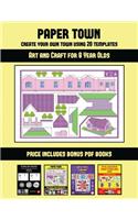 Art and Craft for 8 Year Olds (Paper Town - Create Your Own Town Using 20 Templates): 20 full-color kindergarten cut and paste activity sheets designed to create your own paper houses. The price of this book includes 12 printable PDF (Art and Craft for 8 Year Olds)