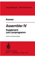 Assembler IV: Supplement Zum Lernprogramm