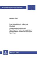 Intentionalitaet ALS Kulturelle Realitaet