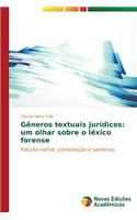 Gêneros textuais jurídicos