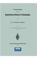 Untersuchungen über den Energieverlust des Wassers in Turbinenkanälen