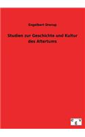 Studien Zur Geschichte Und Kultur Des Altertums